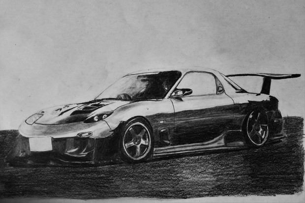 Rx 7 Fd3s描いてみた さるちお さんのイラスト ニコニコ静画 イラスト