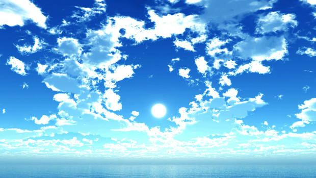 Mmdステージ配布 雲の輪が光る青空 Tt3 スカイドーム 怪獣対若大将p さんのイラスト ニコニコ静画 イラスト