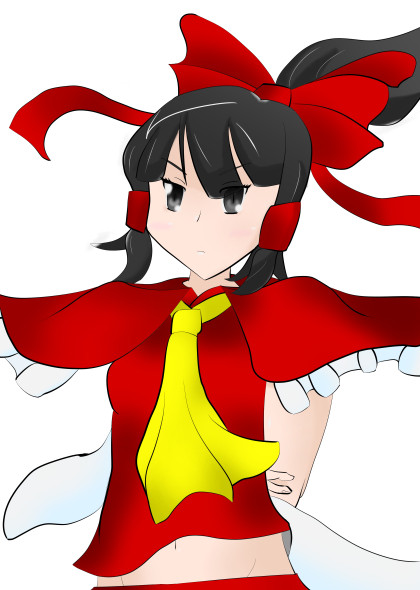 東方キャラでペンタブ練習 白折り紙 さんのイラスト ニコニコ静画