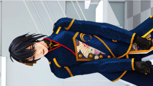 Mmd刀剣乱舞 Circus ちゃむ式三日月宗近 刀ミュ衣装 つゆりゆき さんのイラスト ニコニコ静画 イラスト