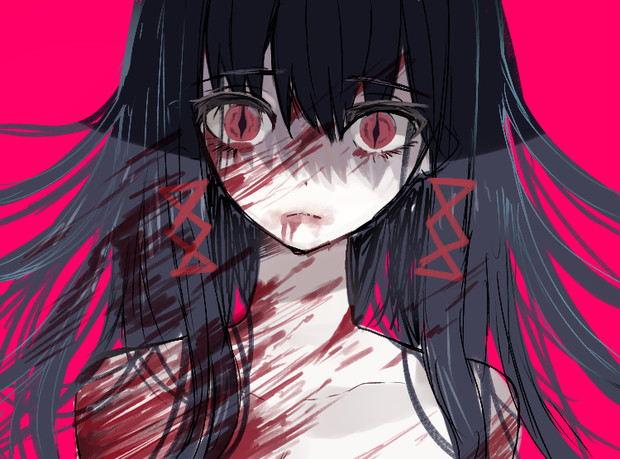目に優しくない 赫井苹果 あかいりんご さんのイラスト ニコニコ静画 イラスト