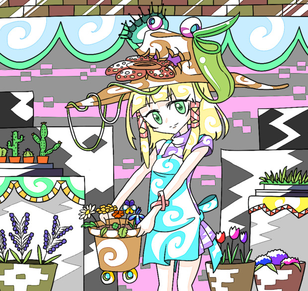 花屋の諏訪子 スイカデッキ さんのイラスト ニコニコ静画 イラスト