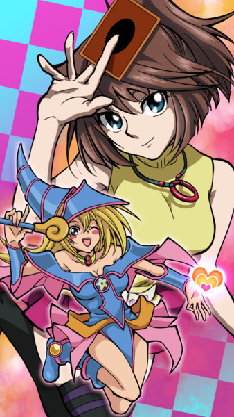 杏子＆ブラックマジシャンガール