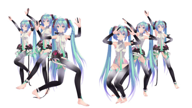 Tda式初音ミクでドナルドのポーズ作ってみた