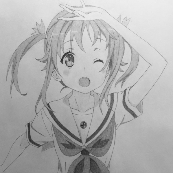 岬 明乃を模写してみた ゲスト さんのイラスト ニコニコ静画 イラスト