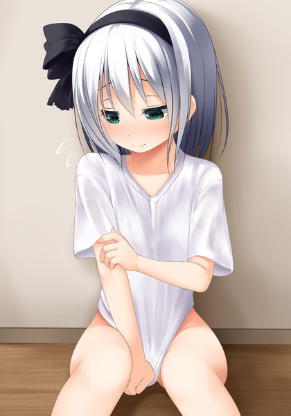金曜日の微エロ ６週目 濡れｔシャツ妖夢ちゃん ハリュー Poetto さんのイラスト ニコニコ静画 イラスト