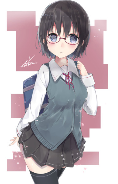 眼鏡少女 ねく Neku さんのイラスト ニコニコ静画 イラスト