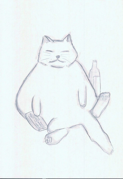 デブ猫の日常 カイザ さんのイラスト ニコニコ静画 イラスト