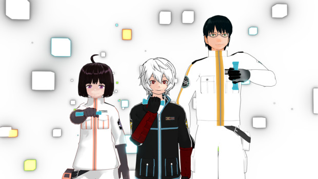 Mmdワートリ 三雲隊で トリガーオン 天堂 まや さんのイラスト ニコニコ静画 イラスト