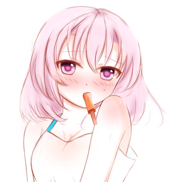アイスを咥える時期 上高原ハヤト さんのイラスト ニコニコ静画 イラスト
