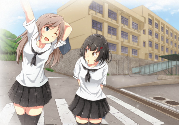 学校帰りの1シーン 黒田しょーへい さんのイラスト ニコニコ静画 イラスト