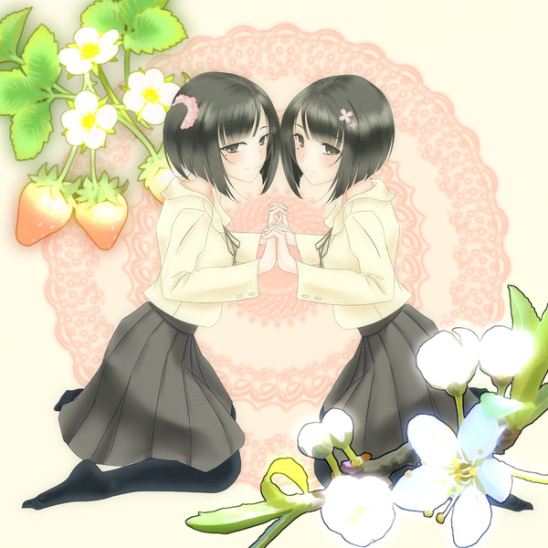 双子百合尊い 真空パック さんのイラスト ニコニコ静画 イラスト