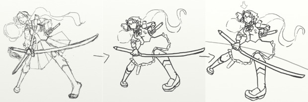 イメージ ラフ 構図 くれは さんのイラスト ニコニコ静画 イラスト