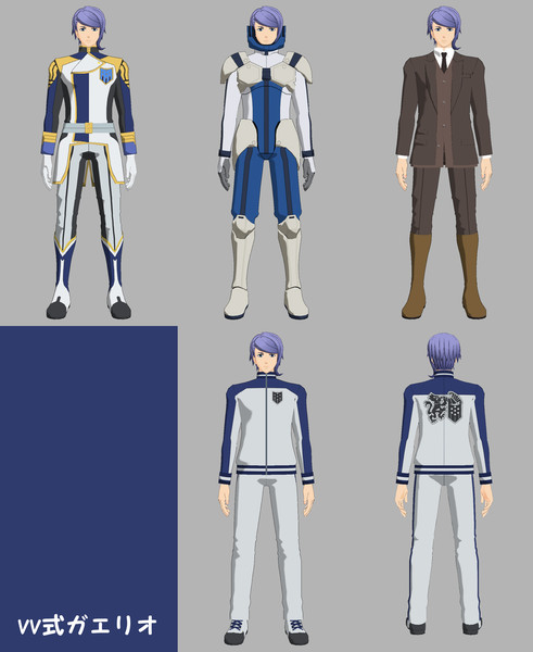 Mmd Vv式ガエリオ 鉄血 更新 わにあういる さんのイラスト ニコニコ静画 イラスト