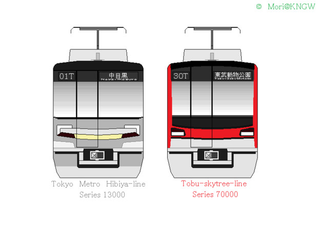 東京メトロ系 東武系 修正版 Mori Forest さんのイラスト ニコニコ静画 イラスト