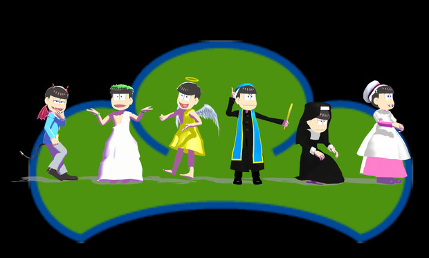 宗教松 公式 Ver 死神 ラサラ さんのイラスト ニコニコ静画 イラスト