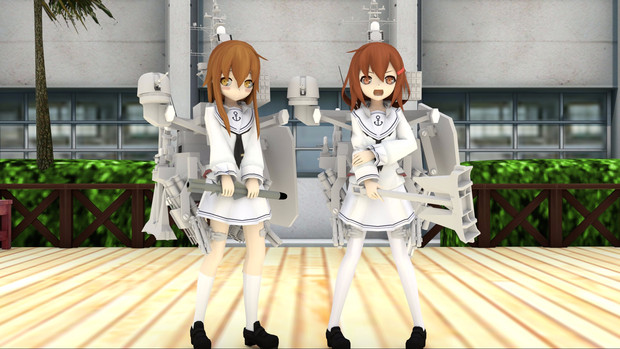 Mmd いなづまといかづち ゆきあかね さんのイラスト ニコニコ静画 イラスト