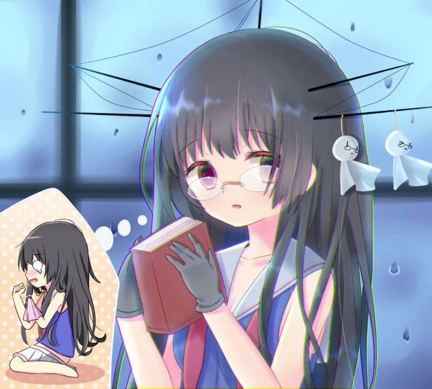 摩耶 梅雨の鳥海は怖い 桐月りこ さんのイラスト ニコニコ静画 イラスト
