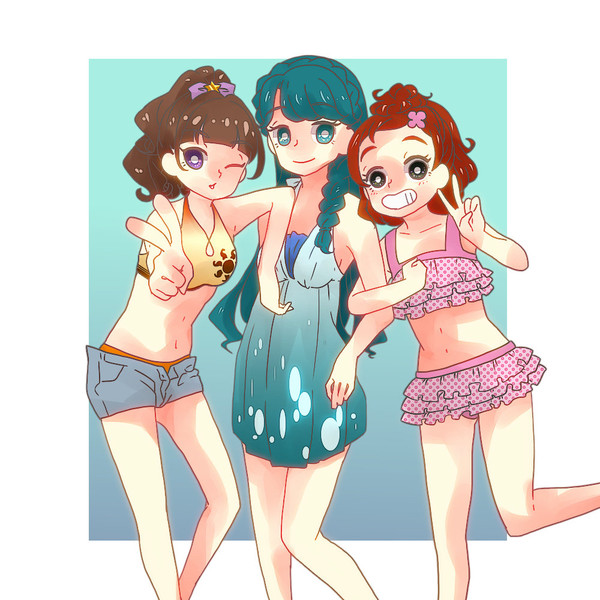 水着プリンセス 山田ペガサスでこ さんのイラスト ニコニコ静画 イラスト