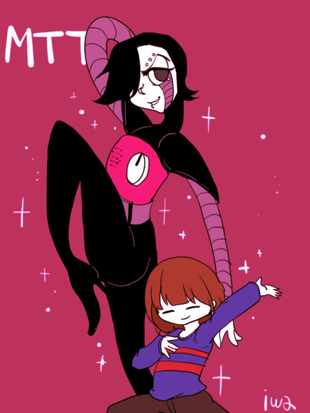 フリスクとメタトン 山石おきあみ さんのイラスト ニコニコ静画 イラスト