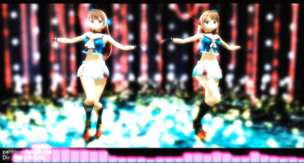 艦これMMD】摩耶・鳥海 ダメよ♡ （２人用カメラワーク配布中） / だん 