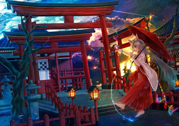 あやかし少女の散歩道 葉星ヒトミ さんのイラスト ニコニコ静画 イラスト