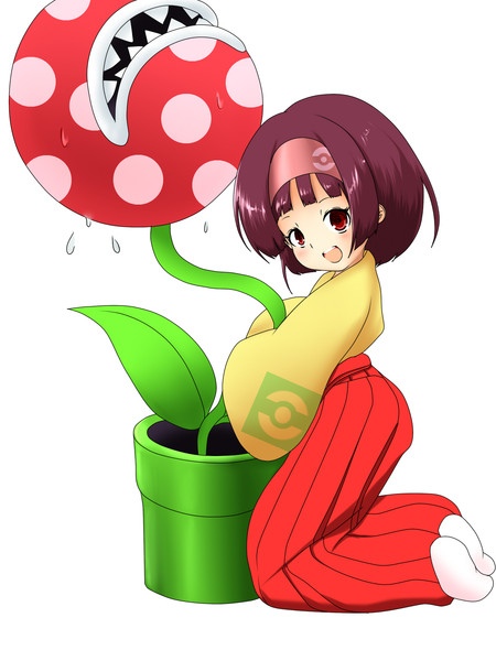 エリカさんとパックンフラワーさん バンザイ さんのイラスト ニコニコ静画 イラスト