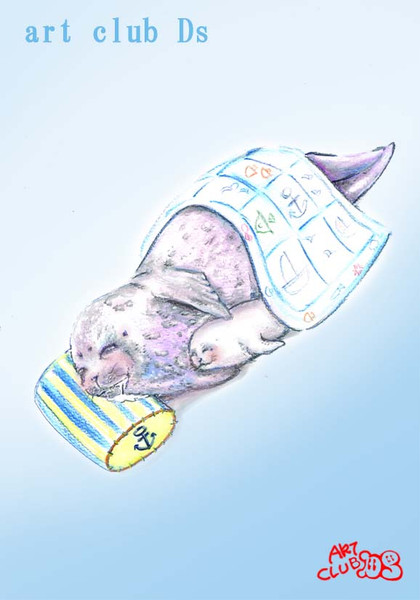 アザラシの親子 Art Club Ds さんのイラスト ニコニコ静画 イラスト