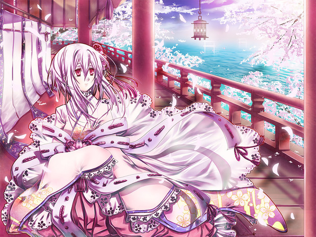 桜桃と神社 蘇芳サクラ さんのイラスト ニコニコ静画 イラスト