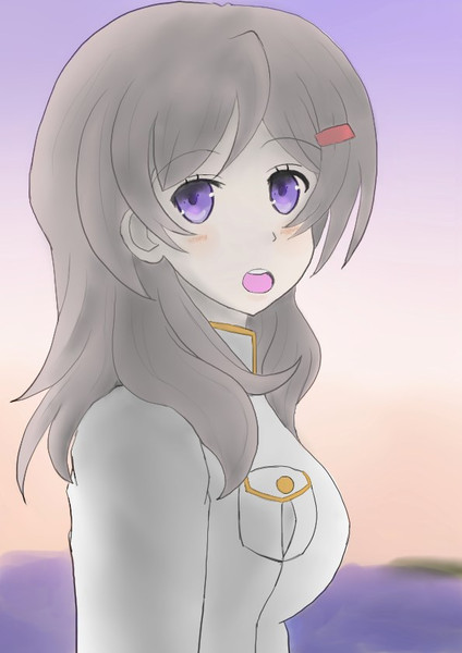 朝焼けが照らす希望の海原 はいふり 知名もえか タケノコフロ さんのイラスト ニコニコ静画 イラスト
