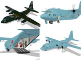 【MMDモデル配布】C-130H