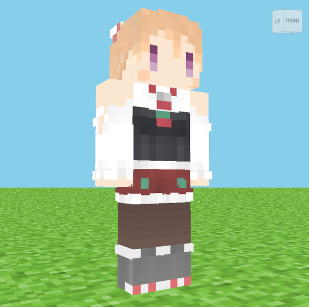 Minecraftスキン 艦これ Zara ふまる さんのイラスト ニコニコ静画 イラスト