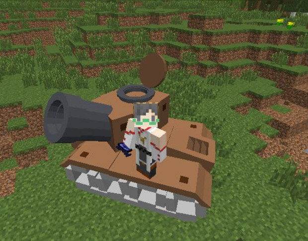 【Minecraft】戦車つくってみた【JointBlock】