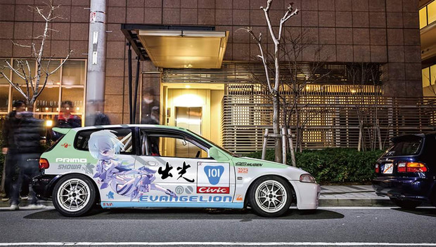 EVANGELION x EG6  自家製痛車~