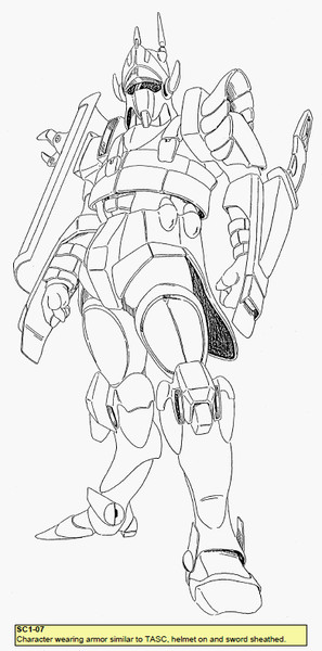 超時空騎団サザンクロス 宇宙機甲隊 初期稿 動力甲冑 アーミングダブレット Yuinya さんのイラスト ニコニコ静画 イラスト