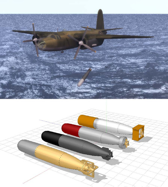 Mk13 航空魚雷モデル配布