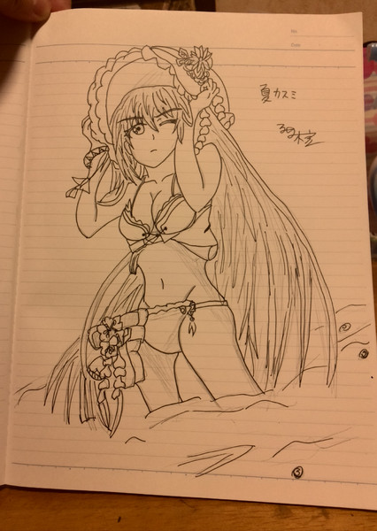 白猫プロジェクト 夏カスミ アーサー木実 さんのイラスト ニコニコ静画 イラスト