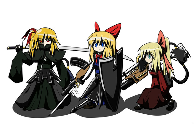 アリス謹製武装近衛人形 上海 露西亜 京 Y Washi さんのイラスト ニコニコ静画 イラスト