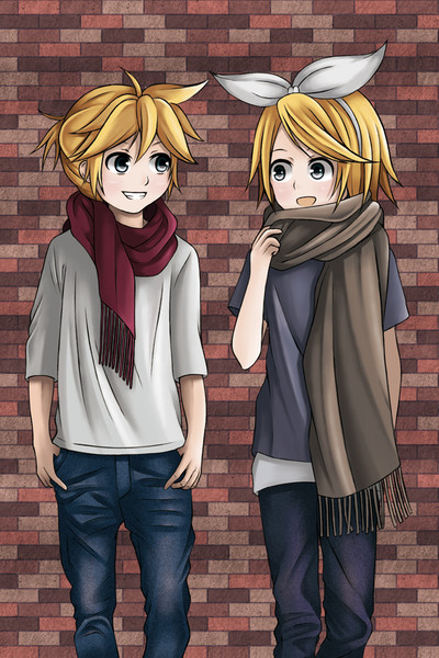 私服リンレン Yuw さんのイラスト ニコニコ静画 イラスト