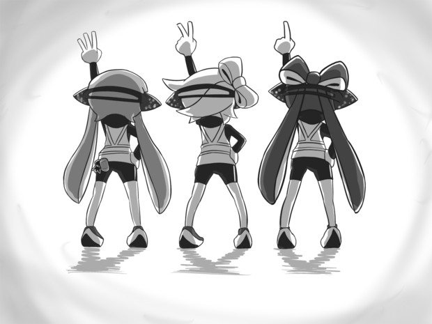 イカちゃん ニコニコ静画 イラスト