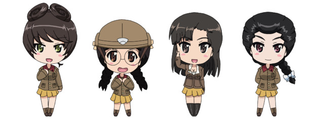 3分でわかるガルパン風知波単学園 ふぅん S さんのイラスト ニコニコ静画 イラスト