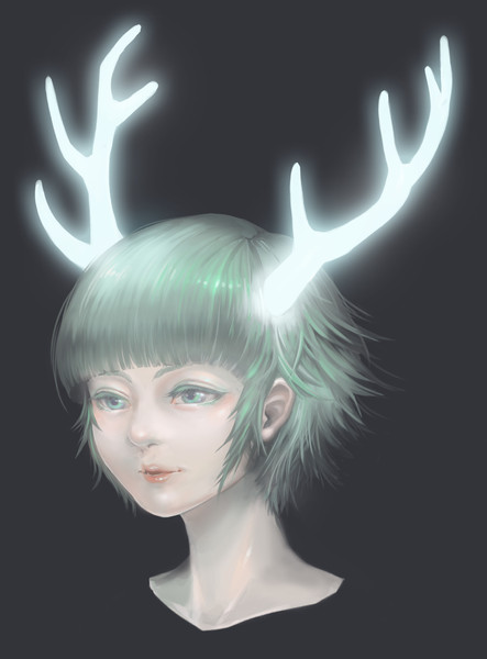 光るツノの子 つみこ さんのイラスト ニコニコ静画 イラスト