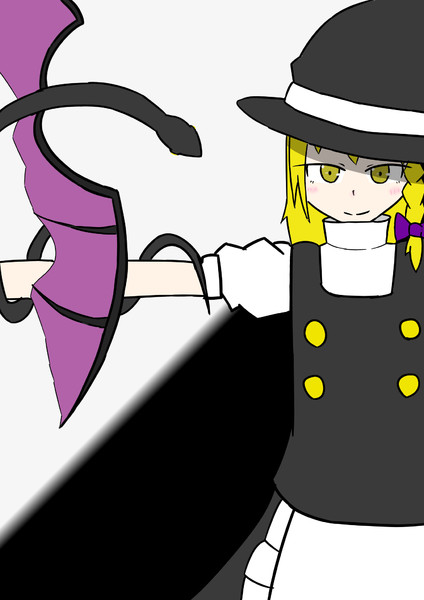 ワンドロ 魔理沙と邪龍