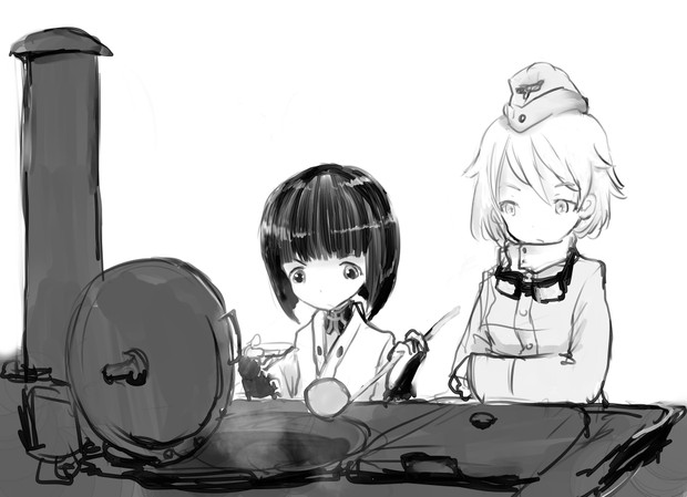 真美とライーサ Cab さんのイラスト ニコニコ静画 イラスト