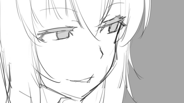 焼いているハンバーグを見る逸見エリカ あね さんのイラスト ニコニコ静画 イラスト