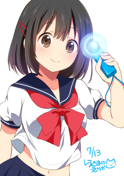 ミニ扇風機 らぐほのえりか さんのイラスト ニコニコ静画 イラスト