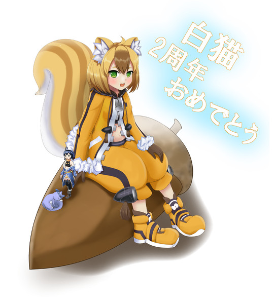 白猫2周年記念絵 チマチャピ 小咲 南緒 さんのイラスト ニコニコ静画 イラスト