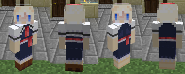 Minecraft 自作スキンその１ アリス マーガトロイド Cz500c さんのイラスト ニコニコ静画 イラスト
