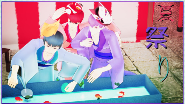 【MMDおそ松さん】～夏祭り～∩•ω•∩