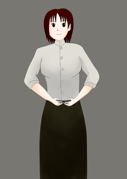 恐怖の森でお辞儀をする可愛いあの娘 阿修羅 さんのイラスト ニコニコ静画 イラスト